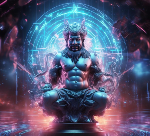 裸眼4k高清科技动态财神壁纸，科技赋能传统，为数字生活注入灵气与财富密码