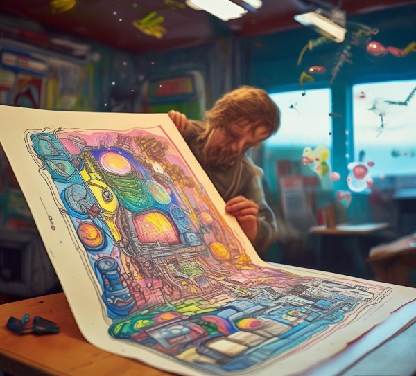 科技小魔法与未来创新手抄报,可爱细线的创意奇遇 科技小魔法与未来创新手抄报,可爱细线的创意奇遇